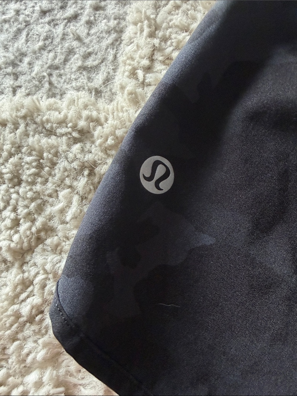 Lululemon Track that Short Camo shorts Sz 8 - Picture 3 of 4